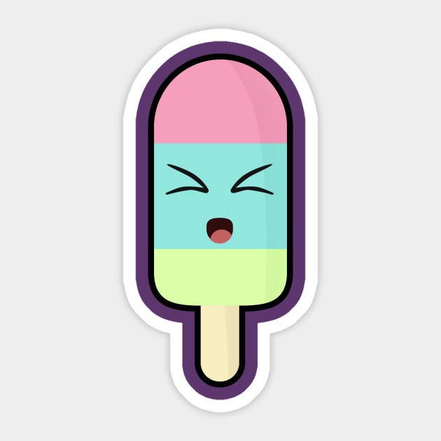 Kawaii Popsicle Sticker by KawaiiNir